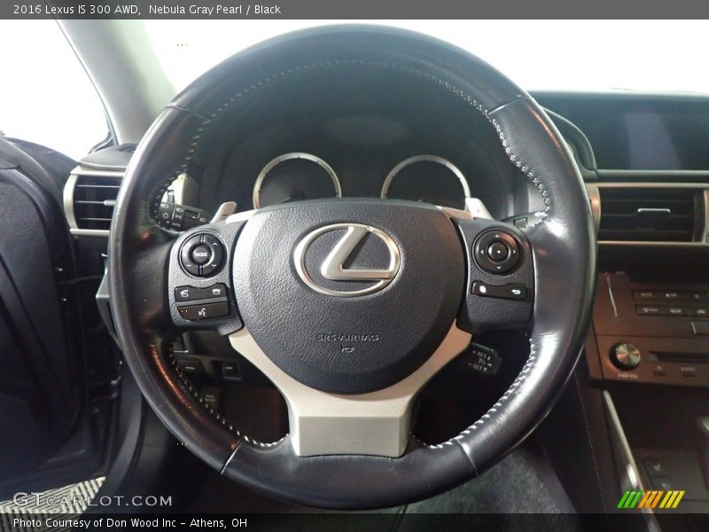 Nebula Gray Pearl / Black 2016 Lexus IS 300 AWD