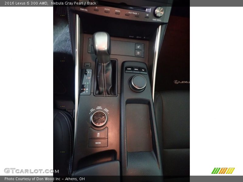 Nebula Gray Pearl / Black 2016 Lexus IS 300 AWD