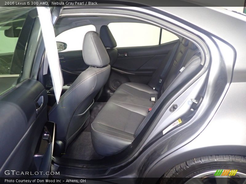 Nebula Gray Pearl / Black 2016 Lexus IS 300 AWD
