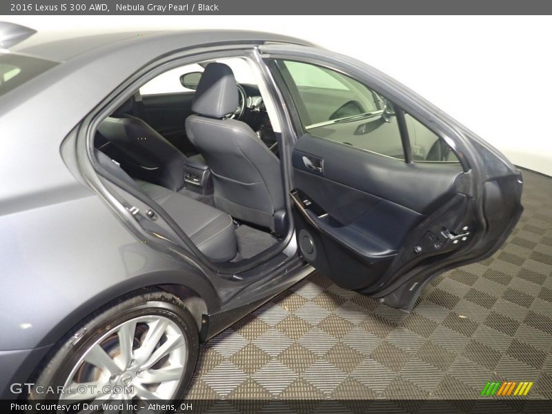 Nebula Gray Pearl / Black 2016 Lexus IS 300 AWD