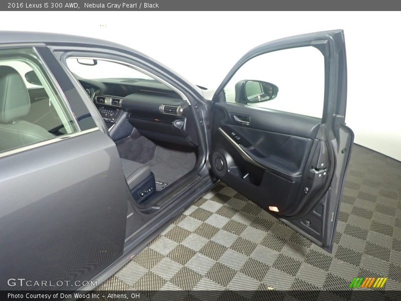 Nebula Gray Pearl / Black 2016 Lexus IS 300 AWD
