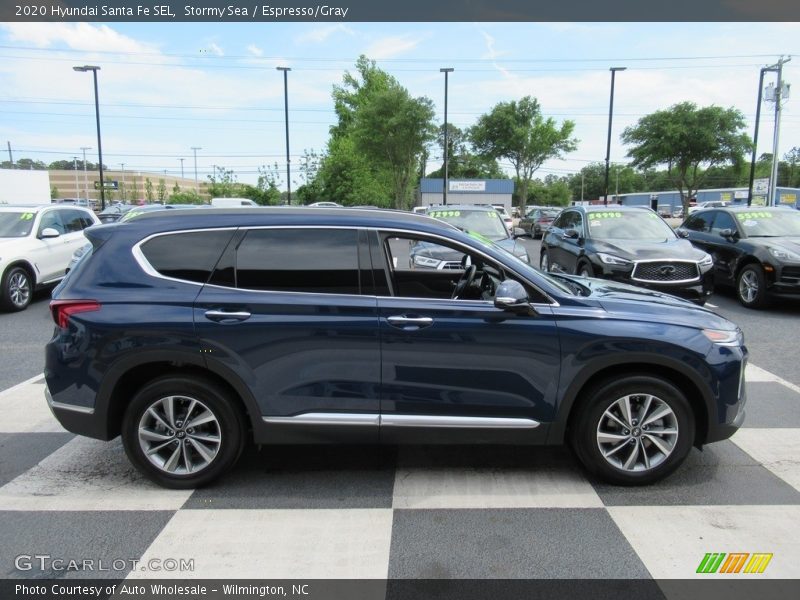 Stormy Sea / Espresso/Gray 2020 Hyundai Santa Fe SEL