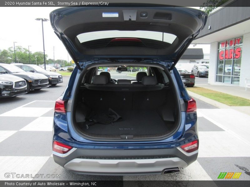 Stormy Sea / Espresso/Gray 2020 Hyundai Santa Fe SEL