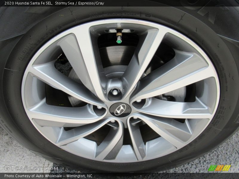 Stormy Sea / Espresso/Gray 2020 Hyundai Santa Fe SEL