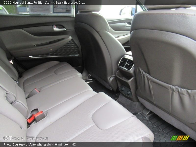 Stormy Sea / Espresso/Gray 2020 Hyundai Santa Fe SEL