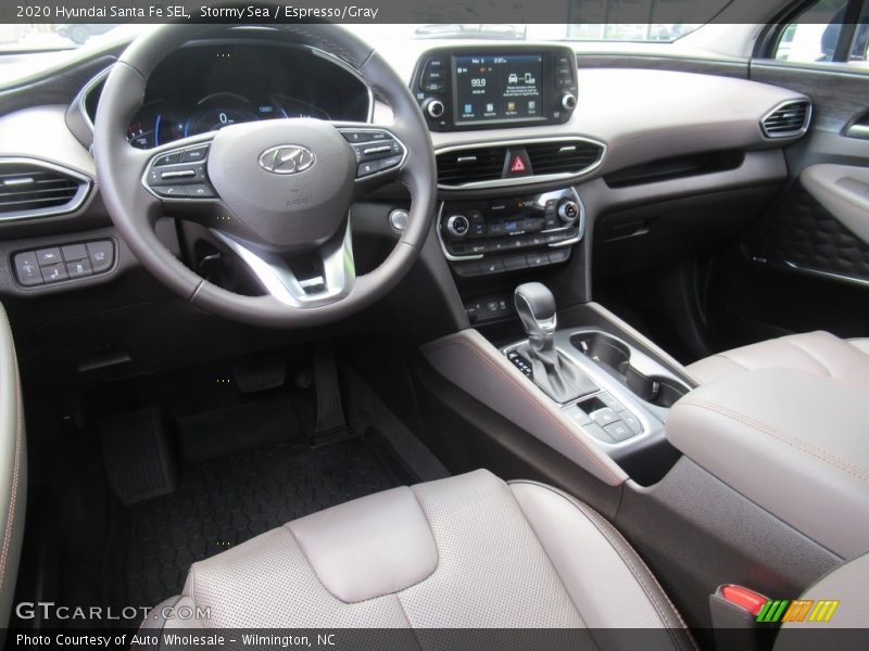 Stormy Sea / Espresso/Gray 2020 Hyundai Santa Fe SEL