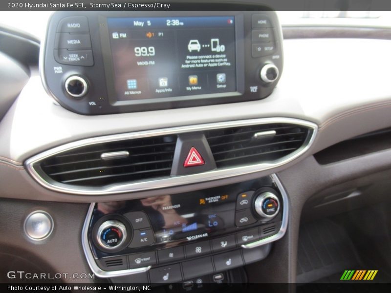 Stormy Sea / Espresso/Gray 2020 Hyundai Santa Fe SEL