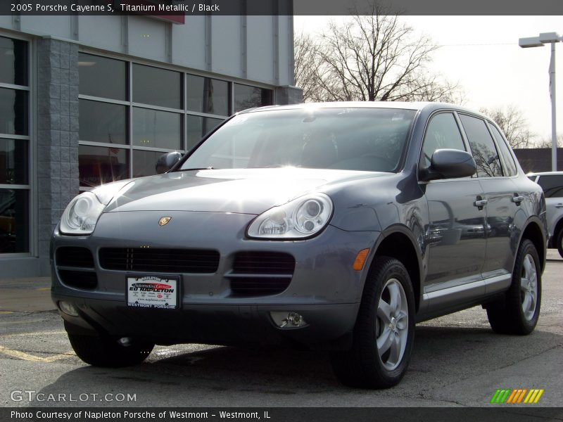 Titanium Metallic / Black 2005 Porsche Cayenne S