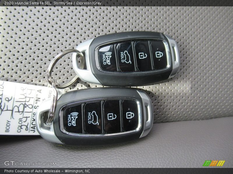 Stormy Sea / Espresso/Gray 2020 Hyundai Santa Fe SEL