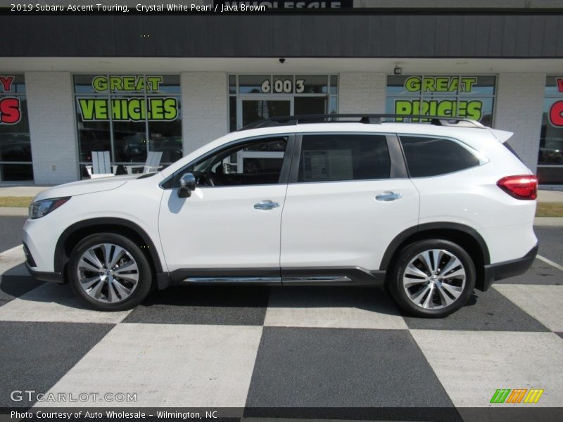 Crystal White Pearl / Java Brown 2019 Subaru Ascent Touring