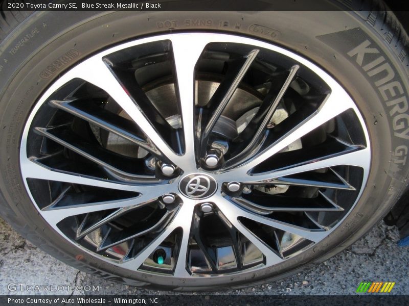 Blue Streak Metallic / Black 2020 Toyota Camry SE