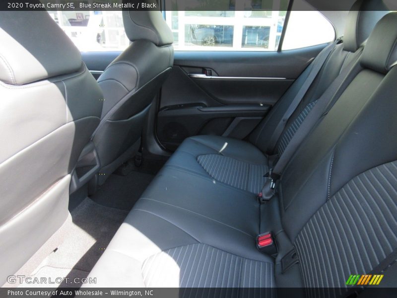 Blue Streak Metallic / Black 2020 Toyota Camry SE