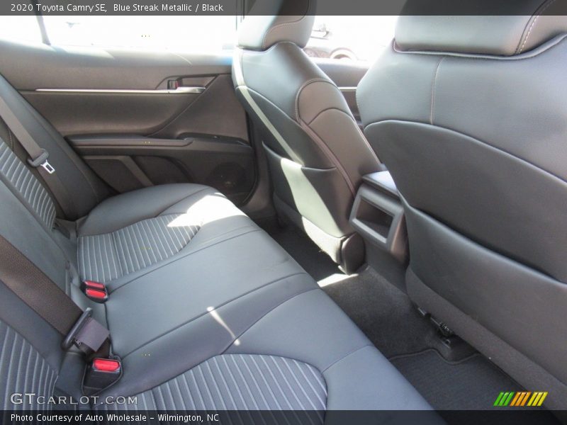 Blue Streak Metallic / Black 2020 Toyota Camry SE