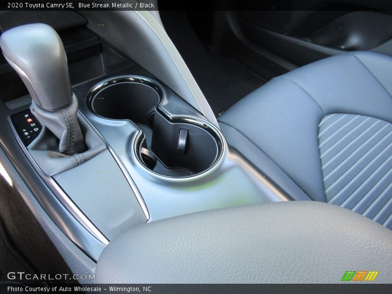 Blue Streak Metallic / Black 2020 Toyota Camry SE