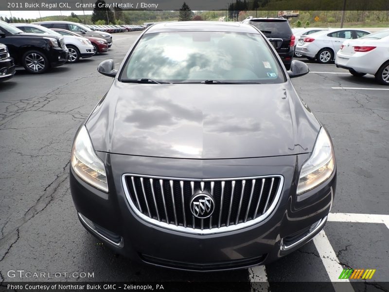 Granite Gray Metallic / Ebony 2011 Buick Regal CXL