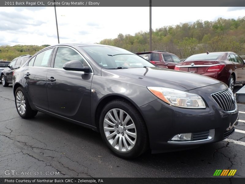 Granite Gray Metallic / Ebony 2011 Buick Regal CXL