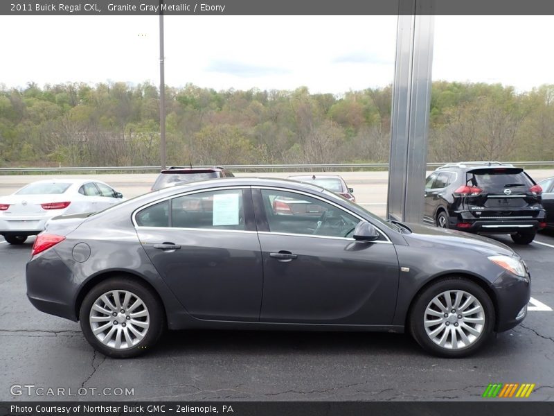 Granite Gray Metallic / Ebony 2011 Buick Regal CXL