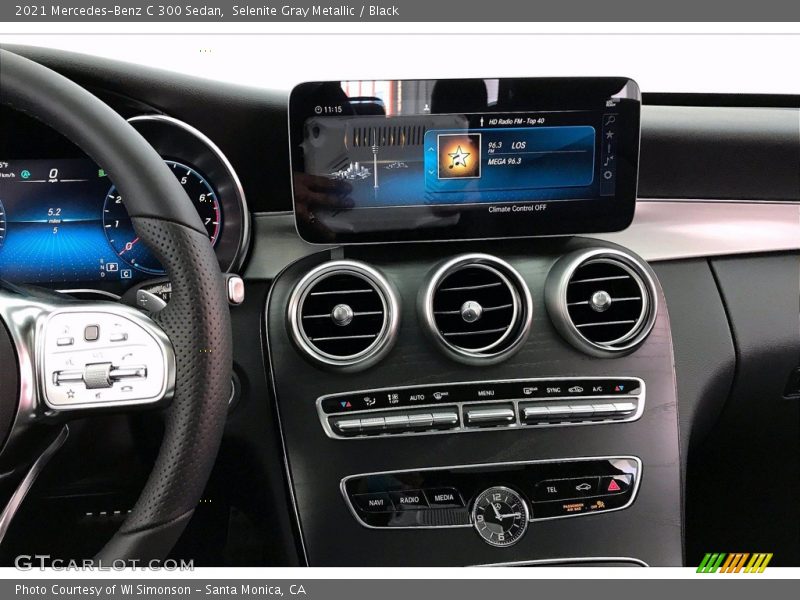Selenite Gray Metallic / Black 2021 Mercedes-Benz C 300 Sedan
