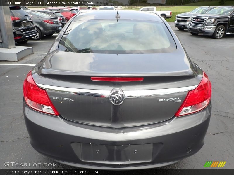 Granite Gray Metallic / Ebony 2011 Buick Regal CXL