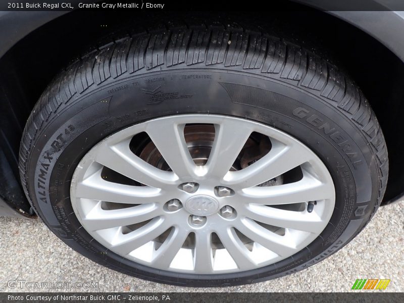 Granite Gray Metallic / Ebony 2011 Buick Regal CXL