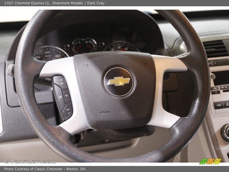 Silverstone Metallic / Dark Gray 2007 Chevrolet Equinox LS