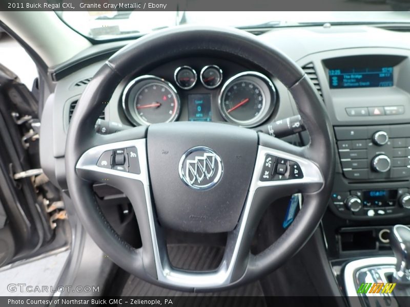 Granite Gray Metallic / Ebony 2011 Buick Regal CXL