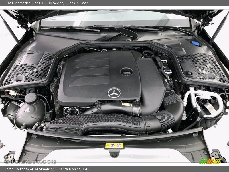 Black / Black 2021 Mercedes-Benz C 300 Sedan