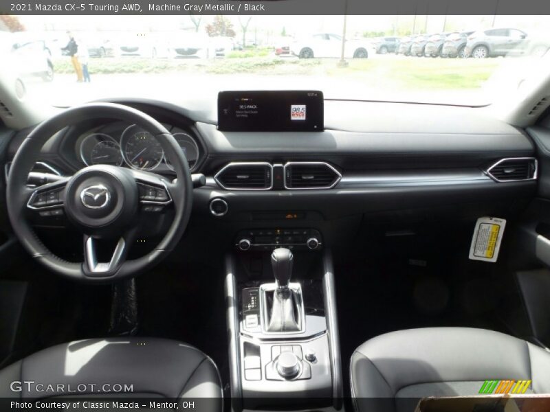 Machine Gray Metallic / Black 2021 Mazda CX-5 Touring AWD