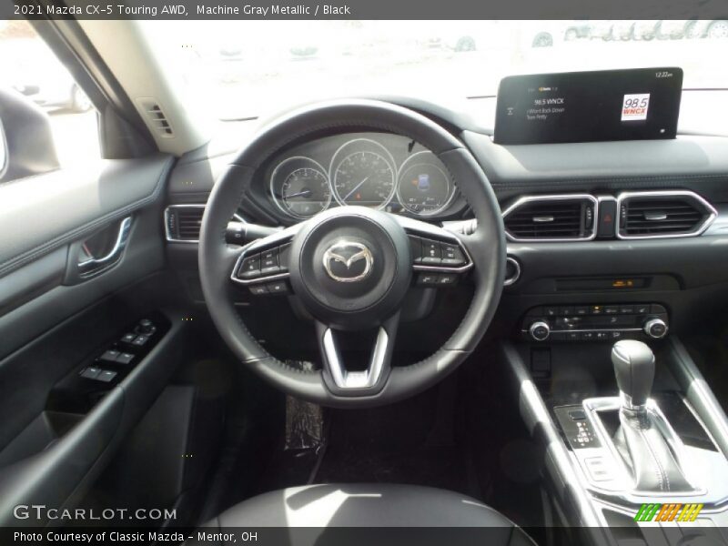 Machine Gray Metallic / Black 2021 Mazda CX-5 Touring AWD
