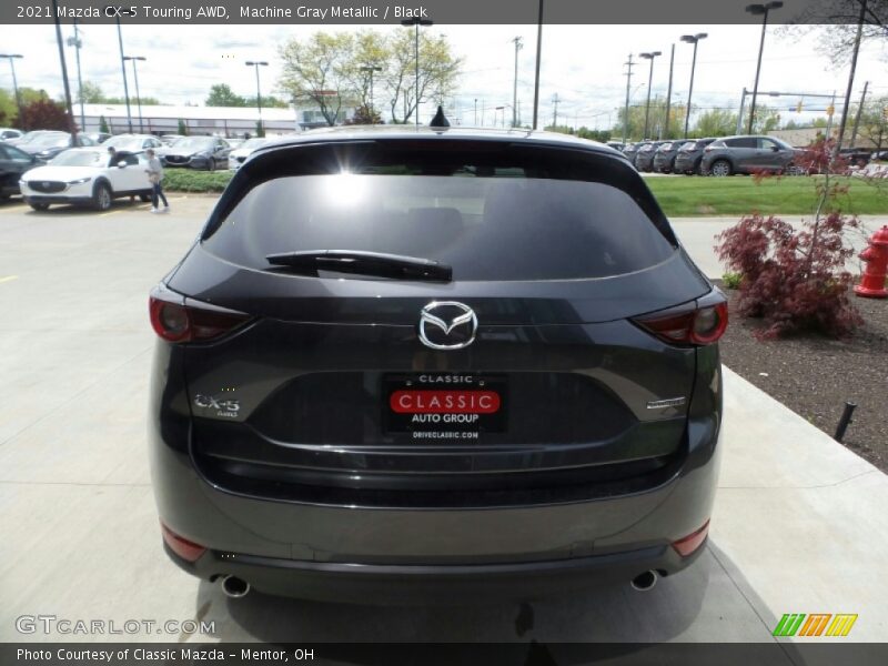 Machine Gray Metallic / Black 2021 Mazda CX-5 Touring AWD