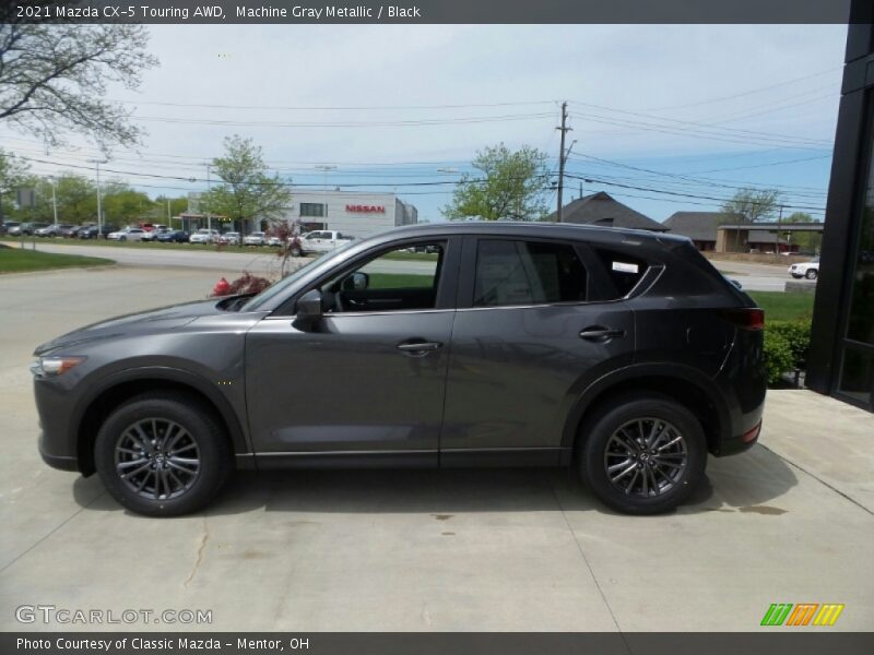 Machine Gray Metallic / Black 2021 Mazda CX-5 Touring AWD