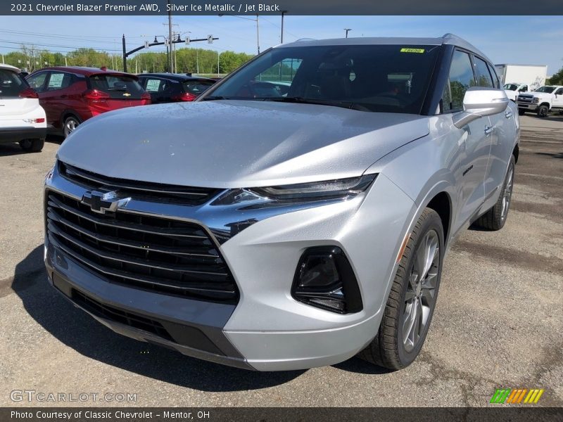 Silver Ice Metallic / Jet Black 2021 Chevrolet Blazer Premier AWD