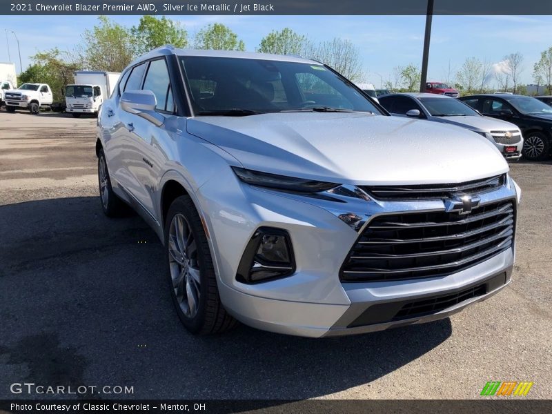 Silver Ice Metallic / Jet Black 2021 Chevrolet Blazer Premier AWD
