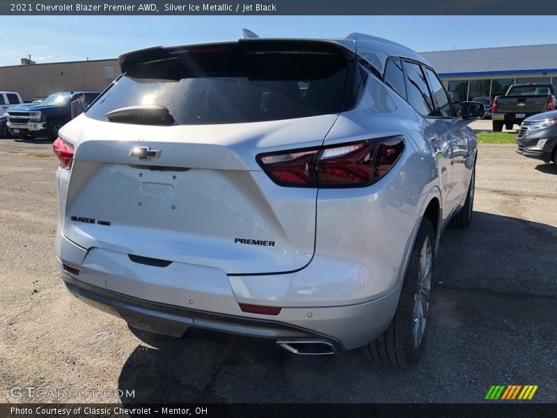 Silver Ice Metallic / Jet Black 2021 Chevrolet Blazer Premier AWD