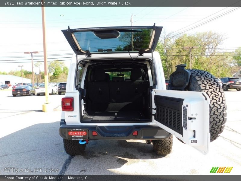 Bright White / Black 2021 Jeep Wrangler Unlimited Rubicon 4xe Hybrid
