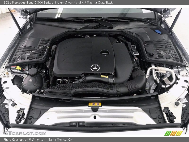 Iridium Silver Metallic / Magma Gray/Black 2021 Mercedes-Benz C 300 Sedan