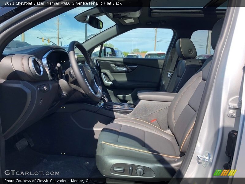 Silver Ice Metallic / Jet Black 2021 Chevrolet Blazer Premier AWD