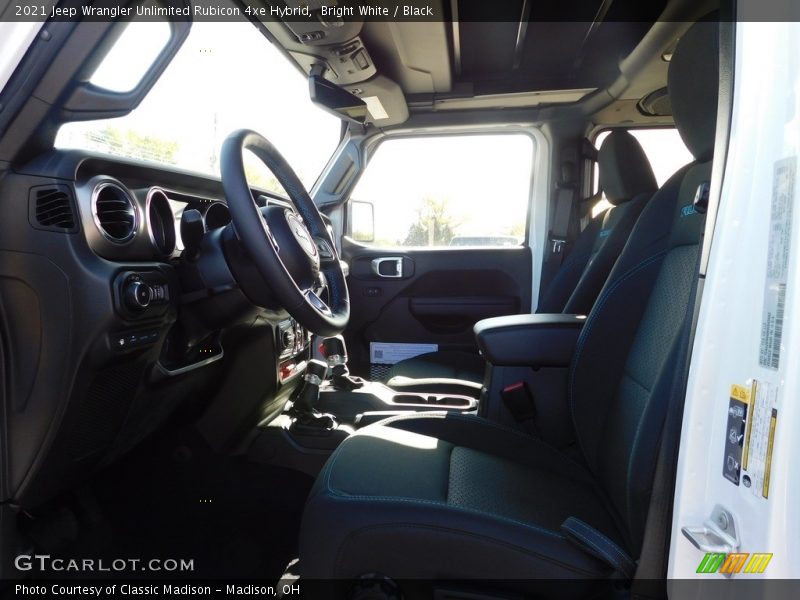 Bright White / Black 2021 Jeep Wrangler Unlimited Rubicon 4xe Hybrid