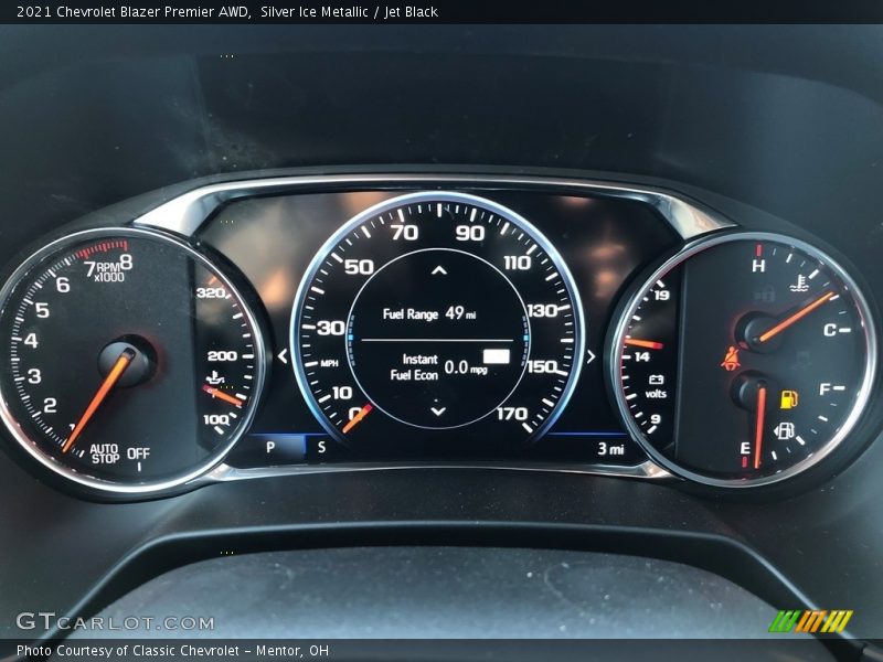 Silver Ice Metallic / Jet Black 2021 Chevrolet Blazer Premier AWD