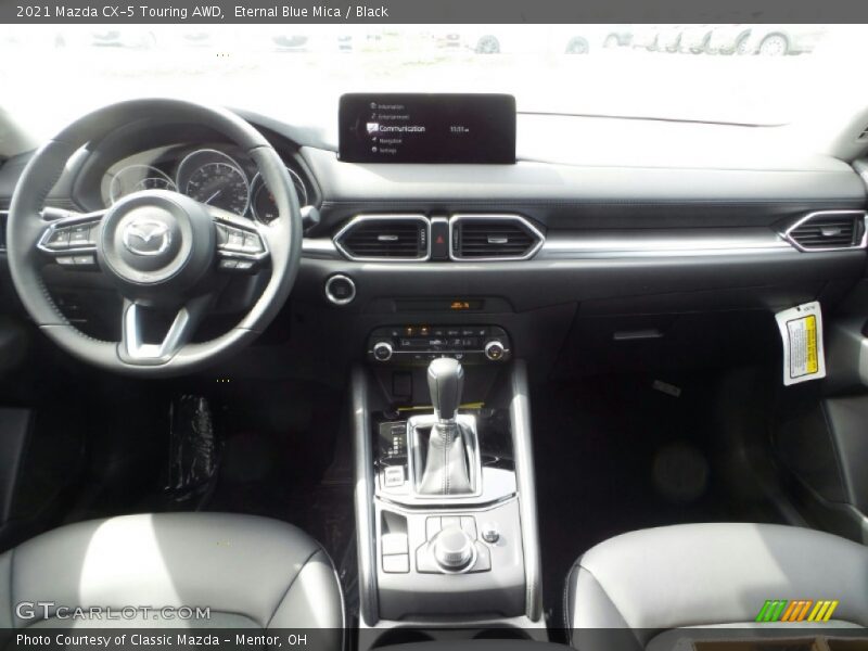 Eternal Blue Mica / Black 2021 Mazda CX-5 Touring AWD