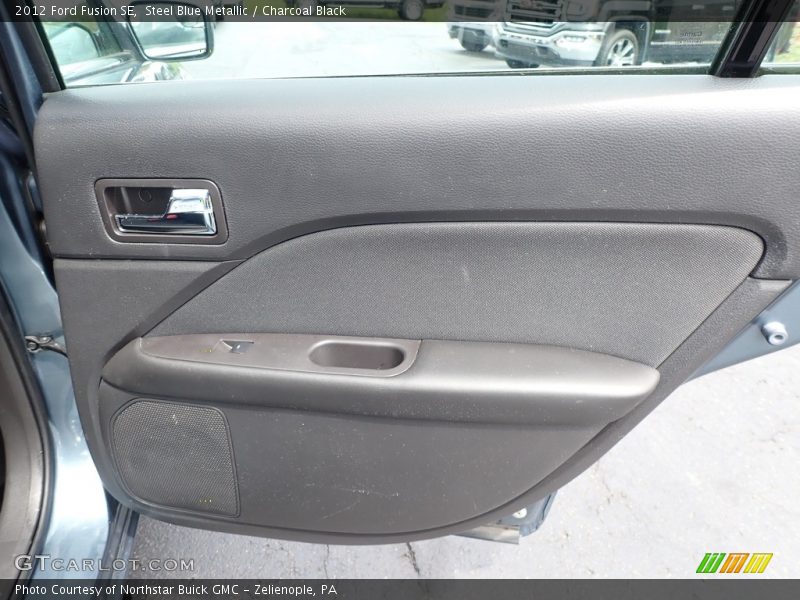Steel Blue Metallic / Charcoal Black 2012 Ford Fusion SE