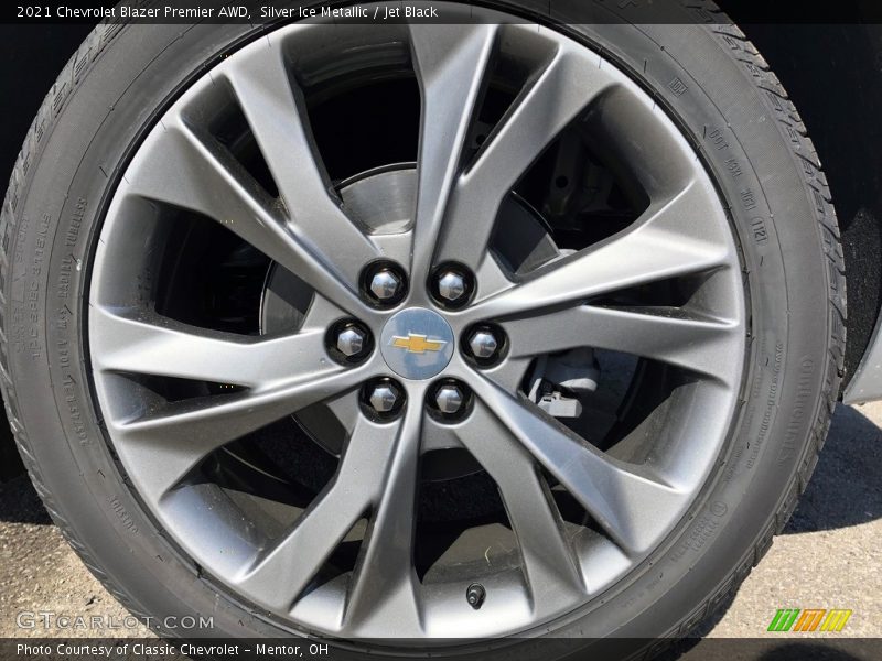 Silver Ice Metallic / Jet Black 2021 Chevrolet Blazer Premier AWD