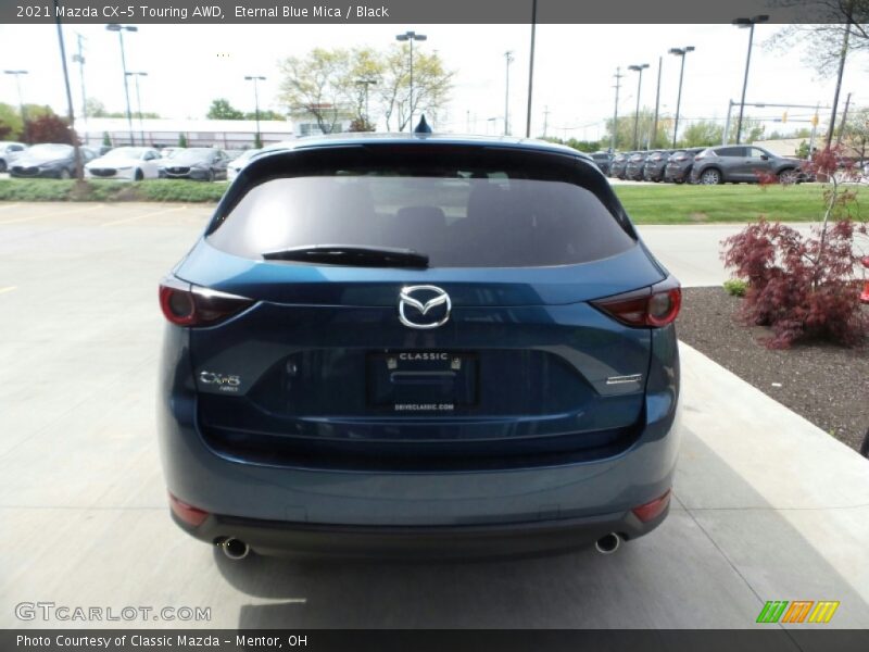 Eternal Blue Mica / Black 2021 Mazda CX-5 Touring AWD