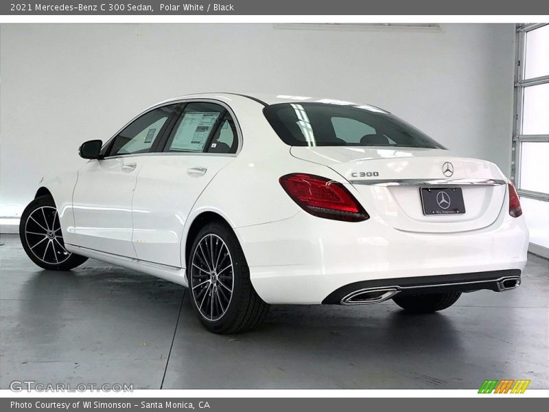 Polar White / Black 2021 Mercedes-Benz C 300 Sedan