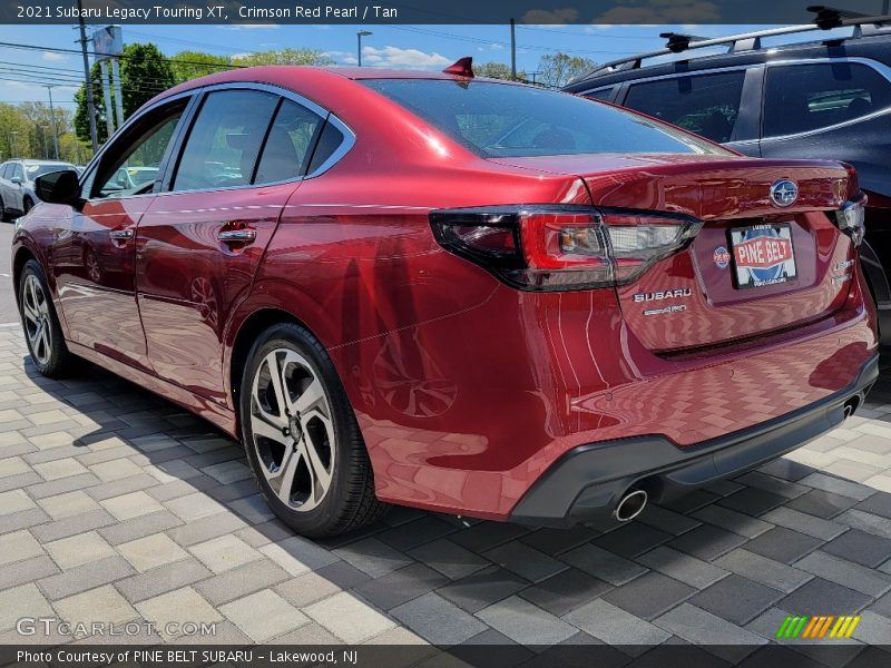 Crimson Red Pearl / Tan 2021 Subaru Legacy Touring XT