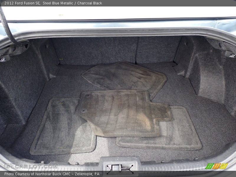 Steel Blue Metallic / Charcoal Black 2012 Ford Fusion SE