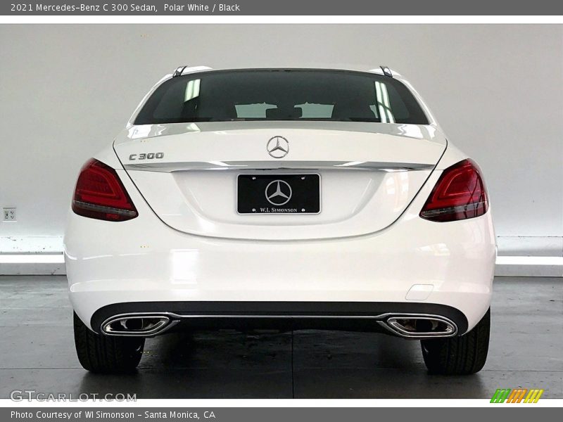 Polar White / Black 2021 Mercedes-Benz C 300 Sedan