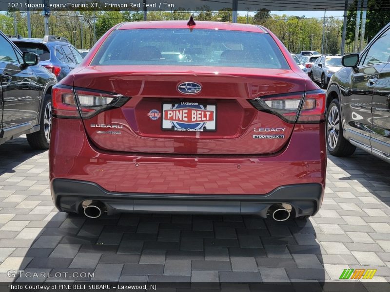 Crimson Red Pearl / Tan 2021 Subaru Legacy Touring XT