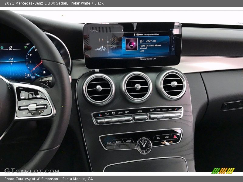 Polar White / Black 2021 Mercedes-Benz C 300 Sedan
