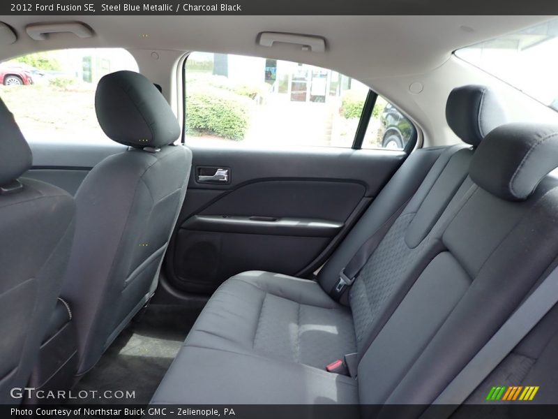 Steel Blue Metallic / Charcoal Black 2012 Ford Fusion SE